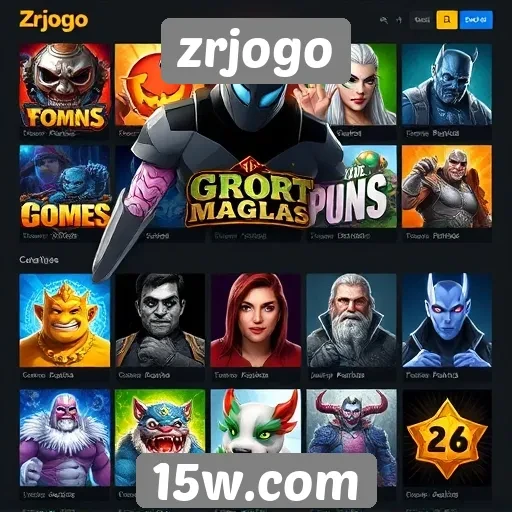 zrjogo oferece diversidade de jogos para diferentes públicos